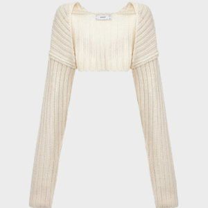 Simonett SWEATER SLEEVE - WHITE